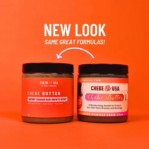 Miniatura 4 de Uhuru Naturals The Original Chebe - Mantequilla para el cabello (16 onzas) – Ayuda a reducir la rotura, apoya la retención de longitud y fortalece