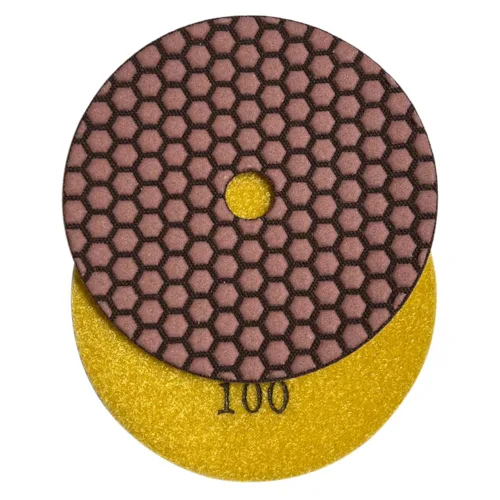 Miniatura 35 de Juego de almohadillas de pulido de piedra seca de 4 pulgadas (grano 50, 100, 200, 400, 800) - para encimeras de granito, mármol y hormigón