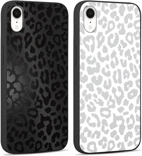 Miniatura 78 de Paquete de 2 Fundas de Teléfono Bonitas con Estampado de Guepardo para Apple iPhone 13 Pro Max de 6.7 Pulgadas, Fundas de Diseño