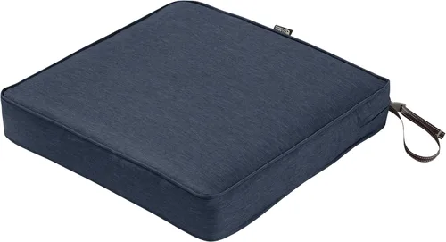 Miniatura 14 de Classic Accessories Montlake - Cojín cuadrado resistente al agua de 19 x 19 x 3 pulgadas, para asiento de exterior, cojín para silla de muebles