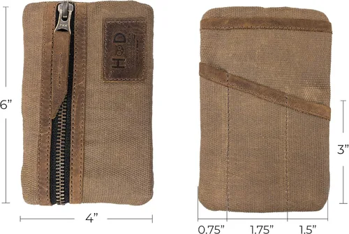 Miniatura 6 de Hide & Drink, Estuche de bolsillo multiherramientas, Bolsa compacta multiusos con cremallera para artículos de diario (EDC), Mini estuche de Fatiga