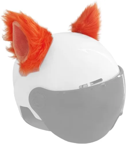 Orejas de gato para casco, orejas de felpa, accesorio adhesivo para casco para bicicleta, motocicleta, superficies lisas, decoración de cascos