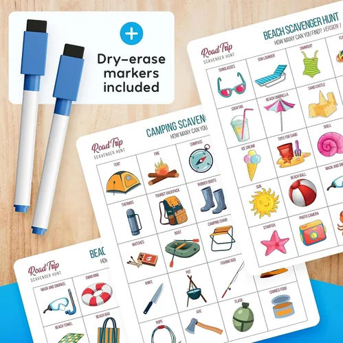 Miniatura 6 de WELL BALANCED Bingo en el Coche - Esenciales para Viajes por Carretera: Actividades y Juegos de Coche para Niños de 4 a 8 Años