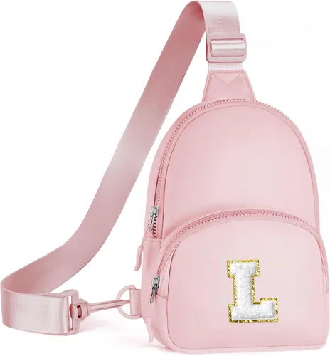 Miniatura 49 de YOOLIFE Bolso bandolera con inicial, bolsas pequeñas para niñas y mujeres, regalos para adolescentes, niñas, adolescentes, novia, dama de honor
