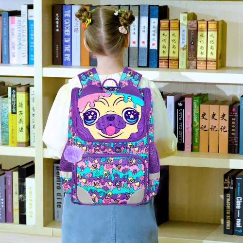 Miniatura 32 de KLFVB Mochila de 3 piezas para niñas y niños, bolsa de libros de dinosaurio de unicornio de 15 pulgadas con lonchera, bolsa escolar preescolar