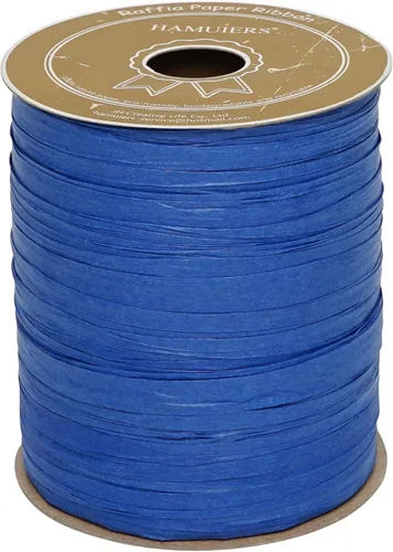 Miniatura 7 de Cinta de rafia para envoltura de regalos, cordel de papel de embalaje, cinta de manualidades hilo de rafia para crochet - 1/4 pulgadas de ancho, 100