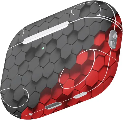 Miniatura 3 de MightySkins - Fundas compatibles con Apple AirPods Pro 2 - Hex de dos tonos Funda protectora de vinilo duradera y única Fácil de aplicar, quitar