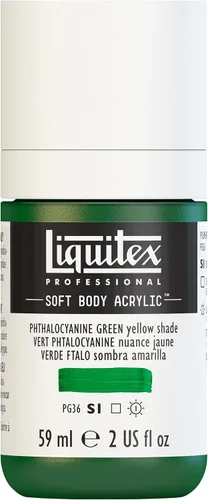 Miniatura 13 de Liquitex Professional Soft Body - Pintura acrílica, botella de 2 onzas (59 ml), blanco titanio Titanio Blanco