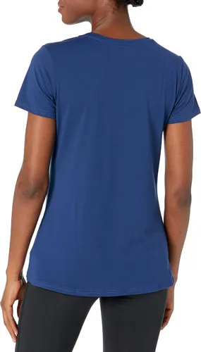 Miniatura 48 de Amazon Essentials Camiseta de manga corta con cuello redondo para mujer, de secado rápido, para entrenamiento, gimnasio, paquete múltiple