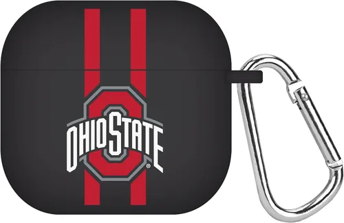 Affinity Bands Ohio State Buckeyes - Funda HD compatible con Apple Airpods Gen 4 (rayas)