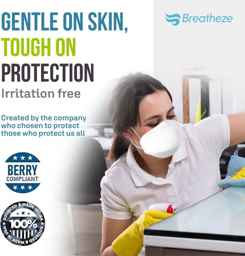 Miniatura 4 de Breatheze KN95 Face Masks Made in USA - Face Masks Disposable KN95 Mask - FDA Registered Masks
