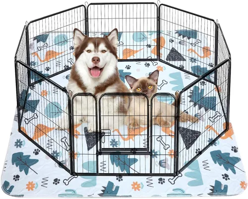 Miniatura 7 de Almohadillas lavables para orina para perros, paquete de 2 unidades grandes de 48 x 48 pulgadas, almohadillas reutilizables súper absorbentes