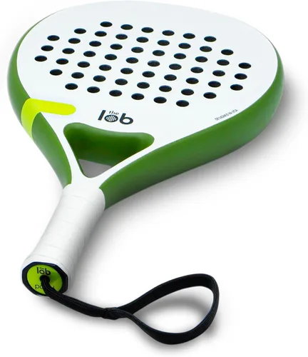 Miniatura 3 de Pala de pádel de fibra de carbono 3K de forma redonda para hombres y mujeres - Potencia y control de precisión, durabilidad, personalizable Verde