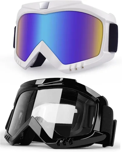 Miniatura 9 de Gafas de Motocross – Gafas MX para ATV, Motocicleta, Snowboard, Dirtbike y Deportes de Motor – Antiniebla, UV400, Antiarañazos, A Prueba de Polvo