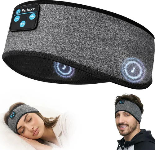 Audífonos para Dormir con Diadema Bluetooth, Audífonos para Dormir con Diadema Deportiva, Audífonos para Dormir de Larga Duración con Altavoces