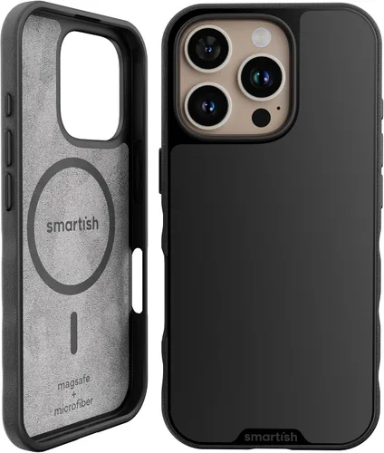 Miniatura 155 de Smartish® Funda delgada para iPhone 13 Pro - Gripmunk - [ligera + protectora] Funda de agarre fina - Black Tie Affair