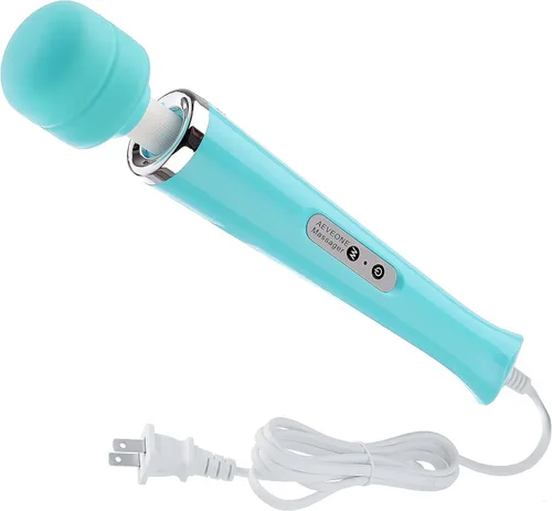Miniatura 9 de AEVEONE Potente masajeador de varita portátil con cable, fuerte masaje de vibración personal para recuperación deportiva, dolores musculares de Negro