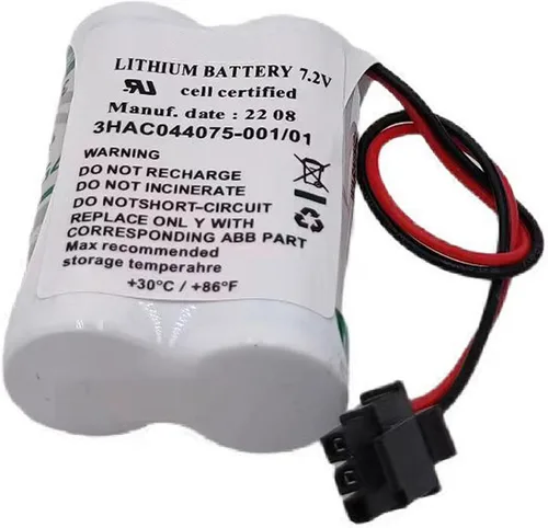 Miniatura 6 de 3HAC044075-001/01 7.2V SMB Batería para ABB Robot CPU ABBTA521 ABB3HAC16831-1