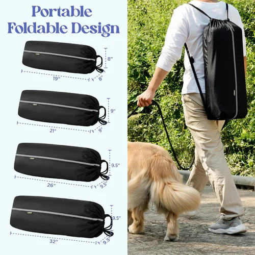 Miniatura 3 de Lesure Shown on TODAY Show Jaula Suave Plegable para Perros - Jaula de Viaje Portátil de 30 Pulgadas para Perros Medianos Interior y Exterior