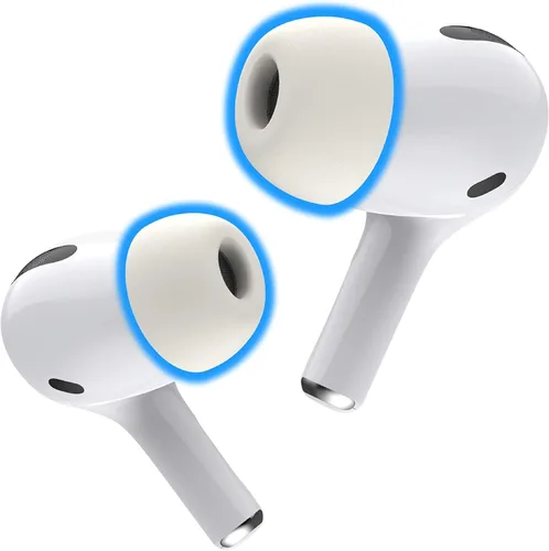 Miniatura 13 de Foam Masters - Almohadillas de espuma viscoelástica para AirPods Pro de 1ª y 2ª generación, cómodas, seguras, mejor cancelación de ruido, versión