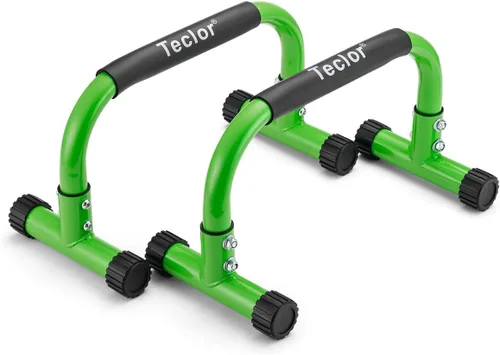 Miniatura 10 de Teclor Barra de flexión, barras paralelas para L-sit & Dip, soporte de barras paralelas que no se tambalean para paradas de manos, plancha completa