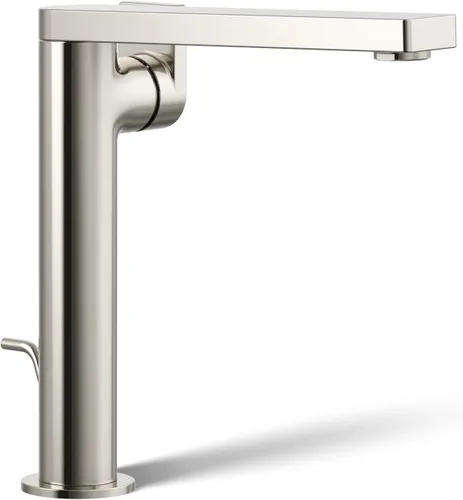 Miniatura 15 de Kohler 73168-4-BL Composed - Grifo alto para lavabo de baño con manija de palanca, 1.2 gpm, negro mate Mate negro