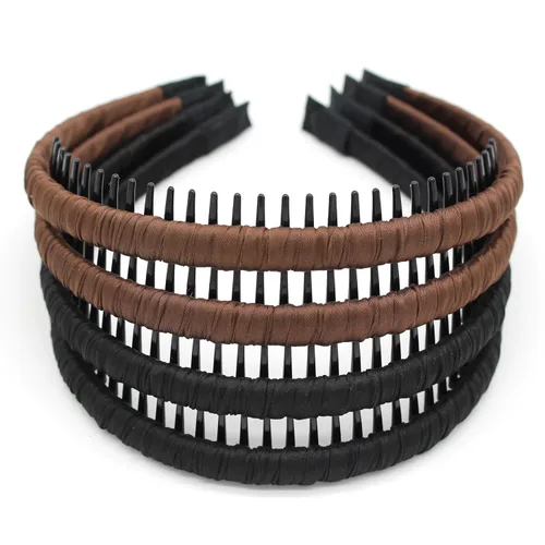 Miniatura 34 de JOBAND Diadema de Aro con Púas Multicolor, Diadema con Peine, Accesorios para el Cabello Suave y Cómodo, Antideslizante para Mujeres/Niñas
