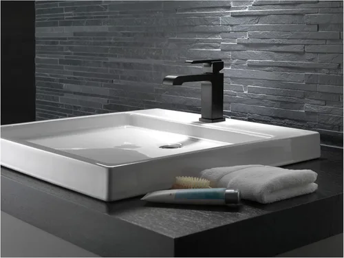 Miniatura 5 de Delta Faucet Ara - Grifo de baño de un solo agujero, grifo de baño de una sola manija cromado, grifo de lavabo de baño, cromado 567LF-LPU