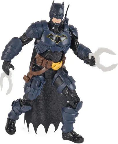 Miniatura 11 de DC Comics, Batman Adventures, figura de acción Nightwing, 15 accesorios de armadura, 17 puntos de articulación, 12 pulgadas, juguete de superhéroe