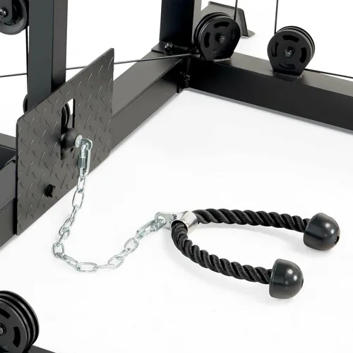 Miniatura 8 de Marcy Smith Machine Cage System Home Gym Multifunction Rack, Customizable Training Station Blanco