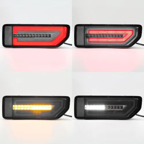 Miniatura 7 de Dreamseek Ensamble de Luz Trasera LED Compatible Suzuki Jimny 2019 2020 2021 2022 2023 2024 2025 Lámpara Trasera de Freno con Señal de Giro Lente