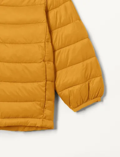 Miniatura 5 de Amazon Essentials Chaqueta acolchada, ligera, resistente al agua, con capucha, para niños, aislada, amarillo dorado 2, talla S