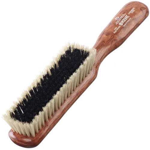 Miniatura 11 de Kent CC2 Finest - Cepillo para ropa de madera de cerezo con cerdas de jabalí negro, 100% hecho a mano y removedor de pelusa de tamaño de viaje
