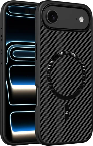 Miniatura 30 de ONES Funda delgada para iPhone 11 Pro Max, cubierta ultra delgada con patrón de fibra de carbono, funda protectora a prueba de golpes con diseño