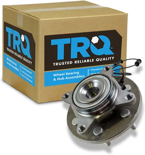Miniatura 128 de TRQ Cojinete de rueda delantera y conjunto de cubo con sensor ABS compatible con Toyota Sequoia 2008-2022 Tundra 2007-2021