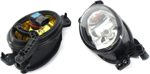 Miniatura 6 de Par de luces antiniebla para parachoques delantero con bombillas halógenas 9006 para Mercedes Benz CLK E ML Class, se adapta a OE 1698201656