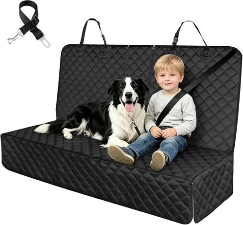 Miniatura 8 de Funda de asiento de automóvil para perro, funda para asiento trasero, funda de mascota para perros, impermeable, protector de asiento de automóvil