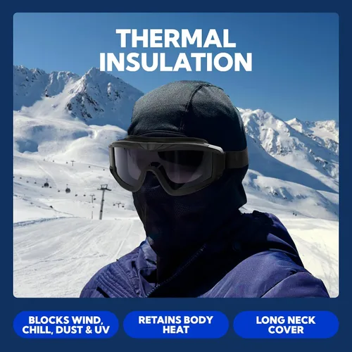 Miniatura 3 de SUN NINJA Balaclava Ski Mask and Winter Neck Gaiter for Men and Women