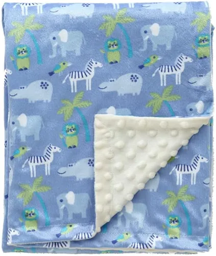 Miniatura 43 de CREVENT Manta de bebé de minky para niñas y niños, manta suave de felpa para recién nacidos - 30 x 40 pulgadas (Animal)