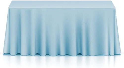 Miniatura 25 de Lann's Linens - Mantel rectangular de tela de poliéster de primera calidad para bodas, banquetes y restaurantes Blanco