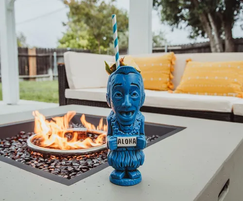 Miniatura 5 de Geeki Tikis Pee-Wee Herman Aloha Taza de cerámica Vaso de cóctel para fiesta de cerveza para licor, bebidas Capacidad para 12 onzas