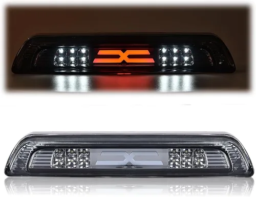 Miniatura 14 de G-PLUS Tercera tercera luz de carga de freno compatible con Nissan Frontier Pickup 2001-2004 Centro de techo trasero de montaje alto Lámparas 01-04