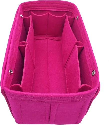 Miniatura 16 de LEXSION Organizador de fieltro para bolso – Bolsa de bolsillo múltiple en bolsa organizadora