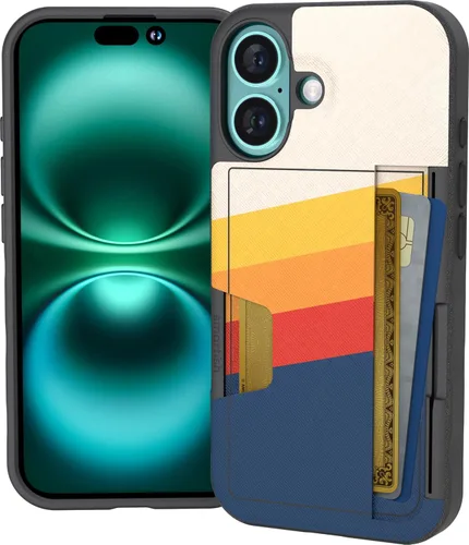 Miniatura 79 de Smartish Funda tipo cartera para iPhone 13 Pro – Wallet Slayer Vol. 2 [delgada + protectora] tarjetero con función atril - Black Tie Affair