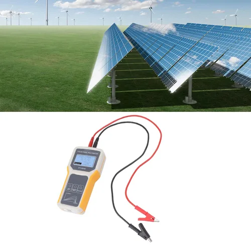 Miniatura 6 de AUNMAS Probador de panel solar, multímetro fotovoltaico, detección MPPT portátil, medición de voltaje de corriente continua de 1600 W para sistemas