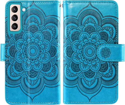 Miniatura 6 de Asuwish Funda de teléfono para Samsung Galaxy S23 5G con protector de pantalla de vidrio templado y tarjetero de cuero con diseño de flores, soporte