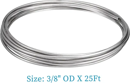 Miniatura 2 de Bobina de tubos de acero inoxidable Vigorous, 3/8" x 7.6 m, Grado 304
