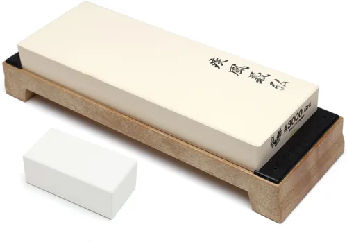 Miniatura 10 de Yoshihiro Afilador de cuchillos japonés Toishi de grado profesional (grano 400)