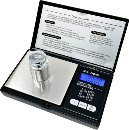 Miniatura 13 de CR Scale - Báscula digital prémium para alimentos, 3.53 oz por 0.00 oz, negro, portátil (JDS-100B)