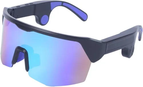 Miniatura 10 de Lentes de sol inteligentes AI Bluetooth, gafas de audio con altavoces, gafas deportivas polarizadas UV400 de traducción y gafas deportivas unisex